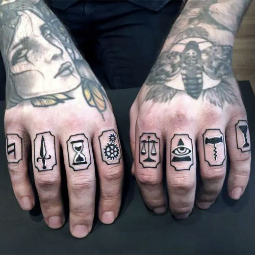 40 Coolest Finger Tattoos Ideas For Men 41