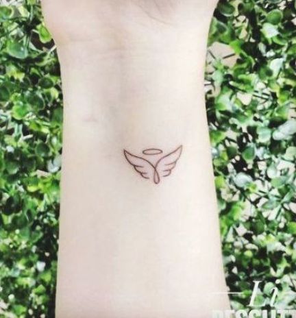 Small Angel Wings Tattoo 3