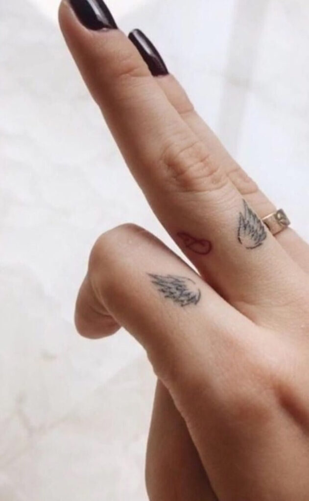 Small Angel Wings Tattoo 4