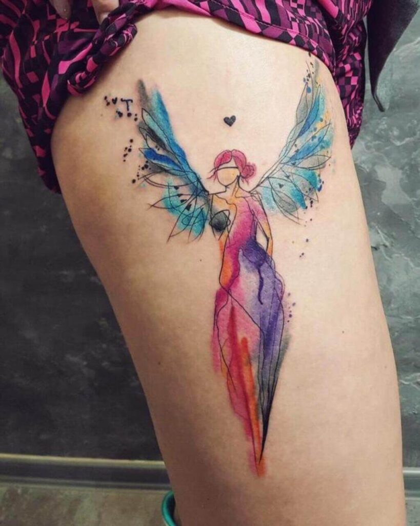 angel wings tattoos ideas 19