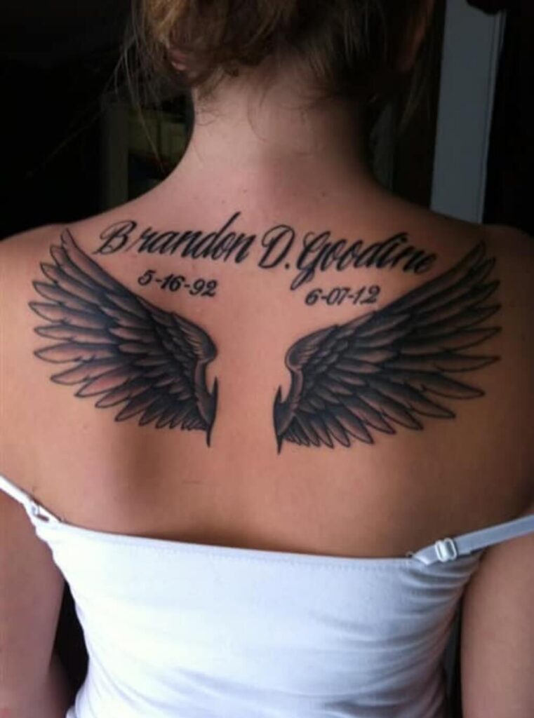 angel wings tattoos ideas 22